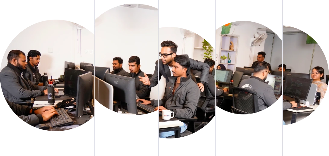 Banner showing opportunities and team culture on our careers page