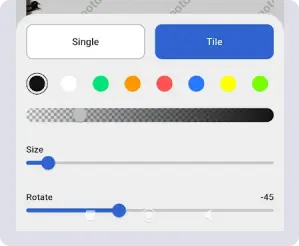 Fully Customizable Watermarks