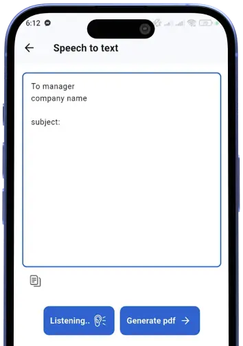 Voice to Text Conversion