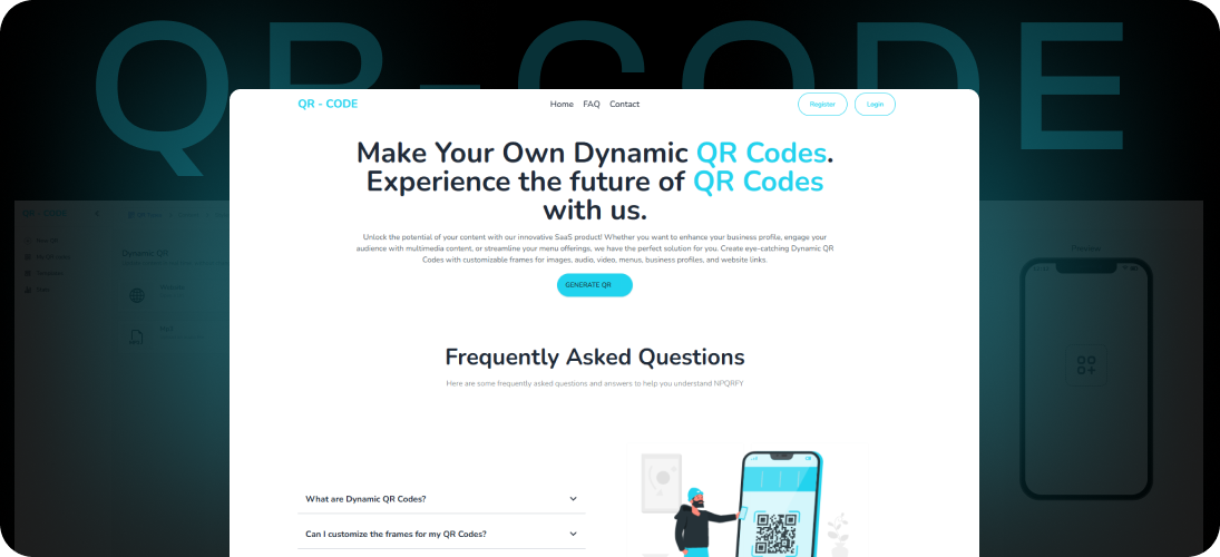 Dynamic QR Code Generator SaaS Platform