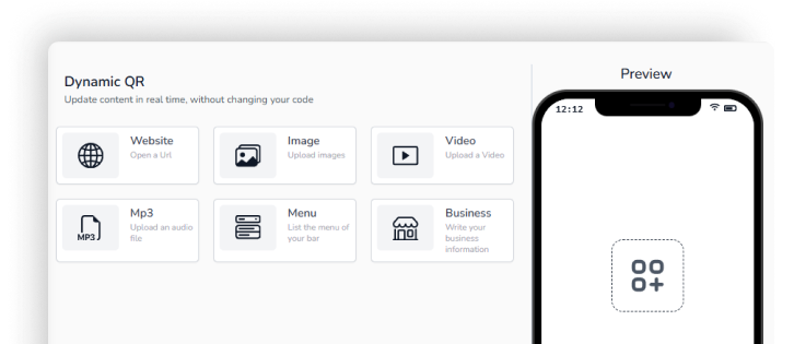 Multiple QR Code Types