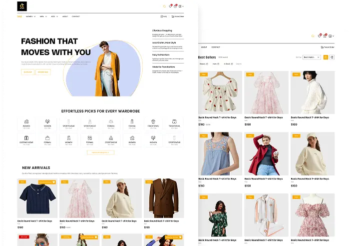 Single Vendor Project Landing Page