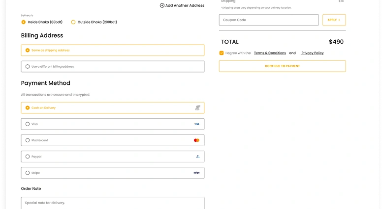 Single Vendor Project Sale CountDown